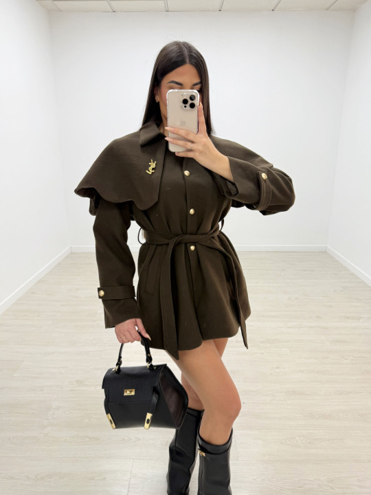 ABRIGO CAPA YSL VERDE